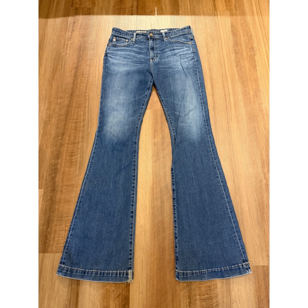 AG Adriano Goldschmied The Janis Jeans Womens 30R Blue High Rise Flare BW15675